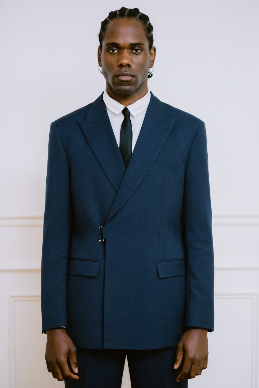 Mi-corps bleu nuit